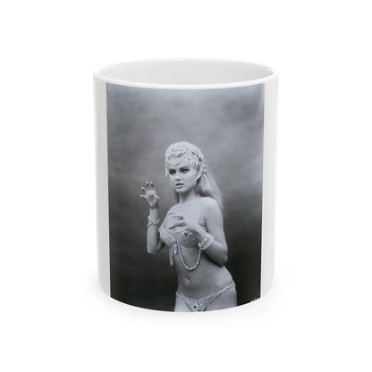 Pamela Tiffin #26 (Vintage Female Icon) White Coffee Mug-11oz-Go Mug Yourself