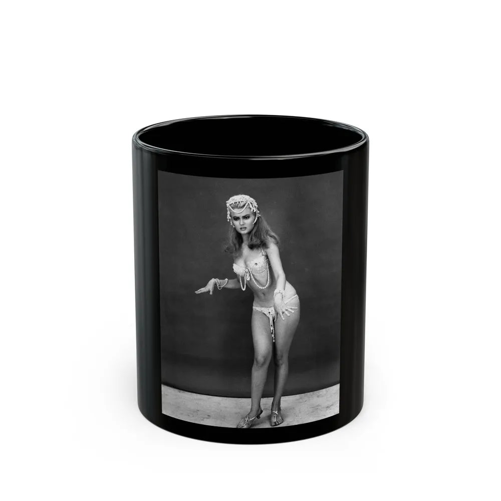 Pamela Tiffin #271 (Vintage Female Icon) Black Coffee Mug-11oz-Go Mug Yourself