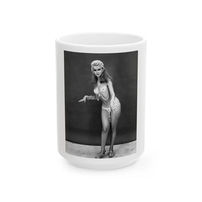 Pamela Tiffin #271 (Vintage Female Icon) White Coffee Mug-15oz-Go Mug Yourself