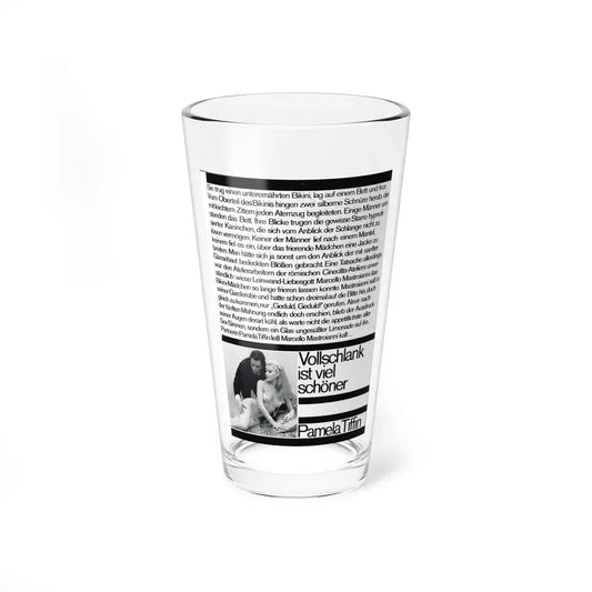 Pamela Tiffin #33 - Mag. Page (Vintage Female Icon) Pint Glass 16oz 16oz - Go Mug Yourself