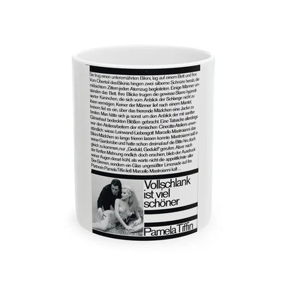 Pamela Tiffin #33 - Mag. Page (Vintage Female Icon) White Coffee Mug 11oz - Go Mug Yourself