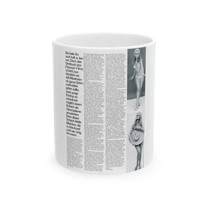 Pamela Tiffin #35 - Mag. Page (Vintage Female Icon) White Coffee Mug 11oz - Go Mug Yourself