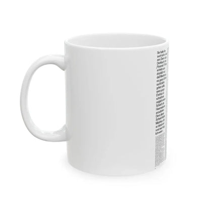 Pamela Tiffin #35 - Mag. Page (Vintage Female Icon) White Coffee Mug - Go Mug Yourself