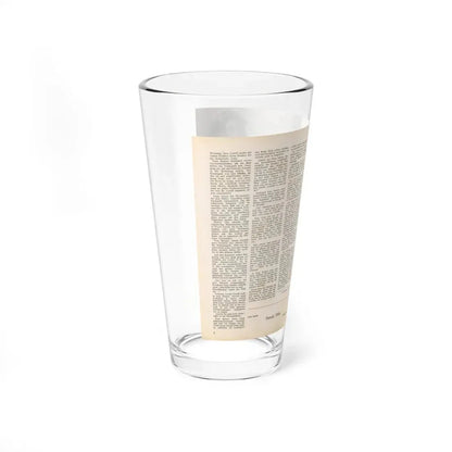 Pamela Tiffin #36 - 2 Mag. Pages (Vintage Female Icon) Pint Glass 16oz - Go Mug Yourself