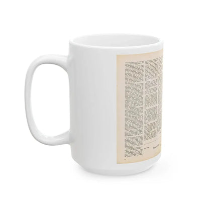 Pamela Tiffin #36 - 2 Mag. Pages (Vintage Female Icon) White Coffee Mug - Go Mug Yourself
