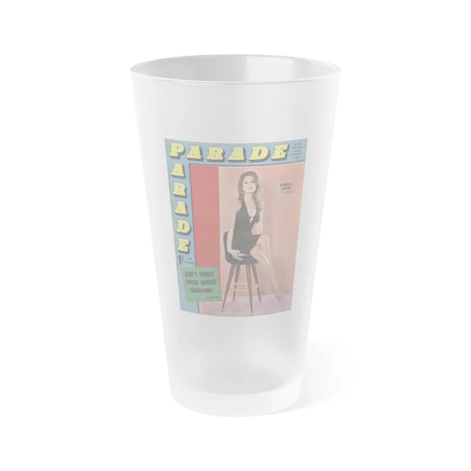 Pamela Tiffin #37 - Mag. Cover (Vintage Female Icon) Frosted Pint Glass 16oz-16oz-Frosted-Go Mug Yourself