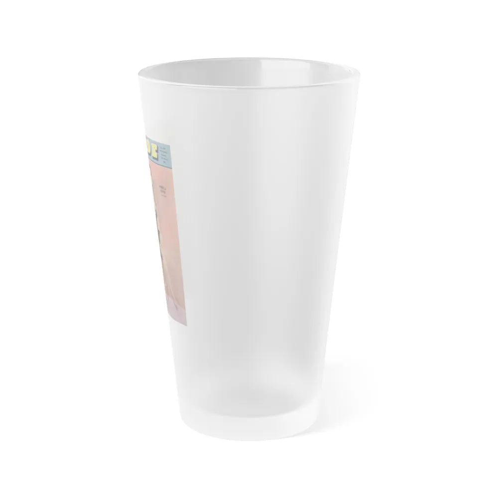 Pamela Tiffin #37 - Mag. Cover (Vintage Female Icon) Frosted Pint Glass 16oz-Go Mug Yourself