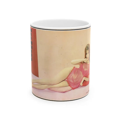 Pamela Tiffin #39 (Vintage Female Icon) White Coffee Mug-11oz-Go Mug Yourself