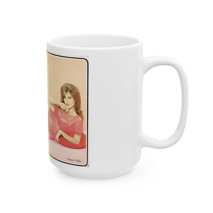 Pamela Tiffin #39 (Vintage Female Icon) White Coffee Mug-Go Mug Yourself