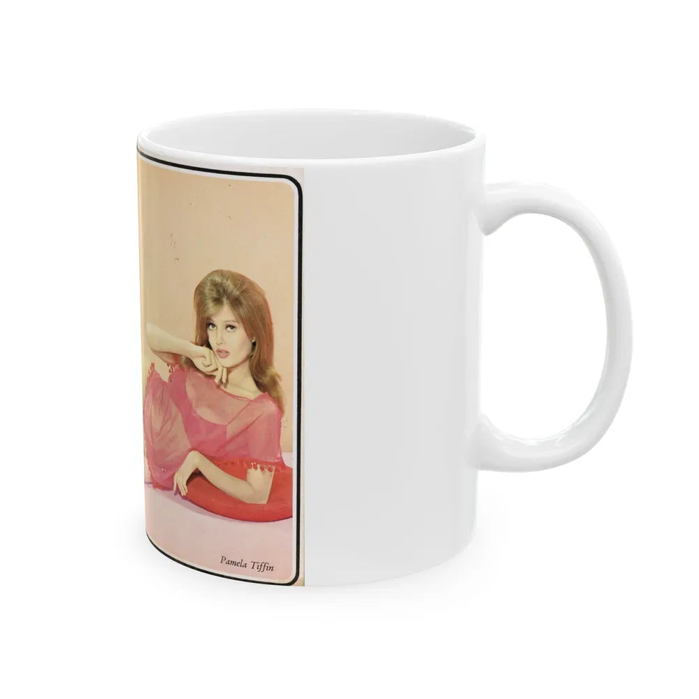 Pamela Tiffin #39 (Vintage Female Icon) White Coffee Mug-Go Mug Yourself