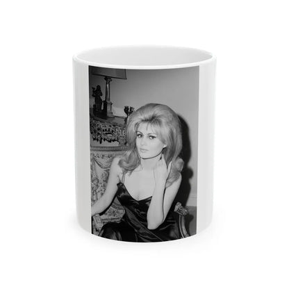 Pamela Tiffin #47 (Vintage Female Icon) White Coffee Mug-11oz-Go Mug Yourself