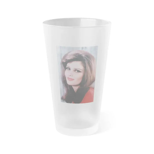 Pamela Tiffin #50 (Vintage Female Icon) Frosted Pint Glass 16oz 16oz Frosted - Go Mug Yourself