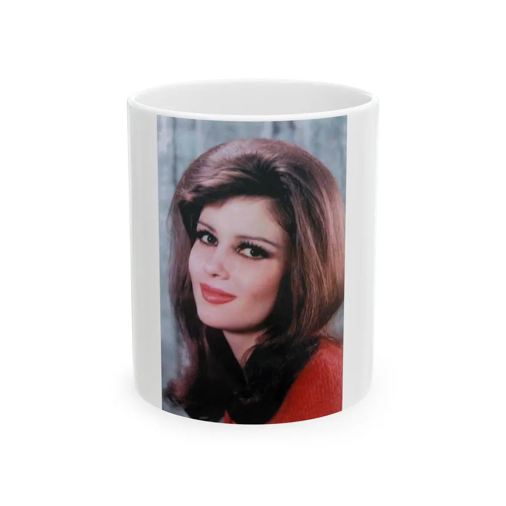 Pamela Tiffin #50 (Vintage Female Icon) White Coffee Mug-11oz-Go Mug Yourself