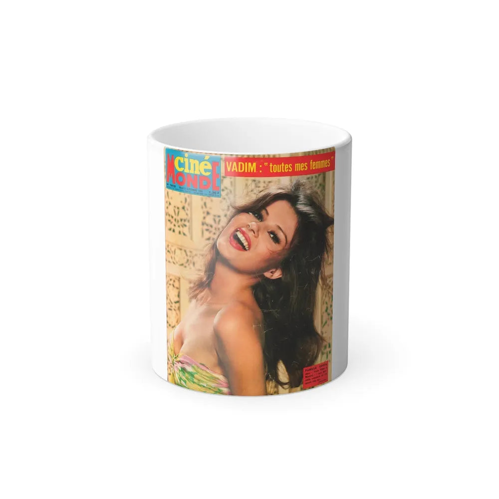 Pamela Tiffin #51 - Mag. Cover (Vintage Female Icons) Color Changing Mug 11oz-11oz-Go Mug Yourself