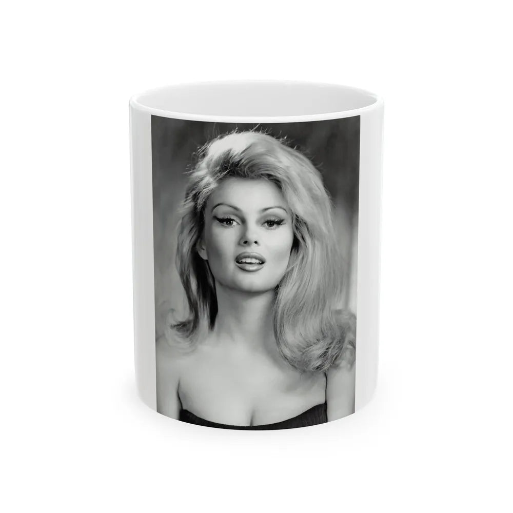 Pamela Tiffin #54 (Vintage Female Icon) White Coffee Mug-11oz-Go Mug Yourself