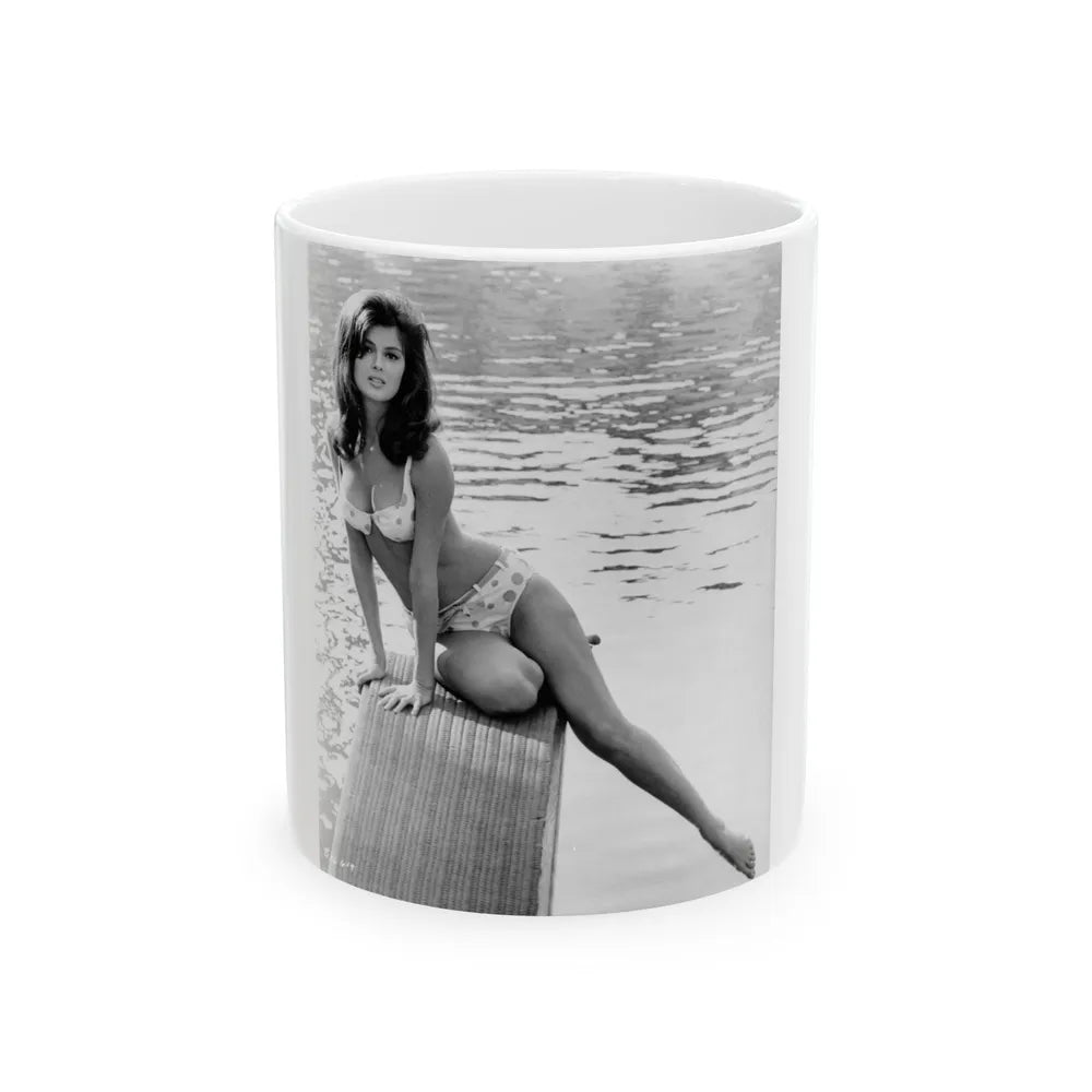 Pamela Tiffin #56 (Vintage Female Icon) White Coffee Mug-11oz-Go Mug Yourself