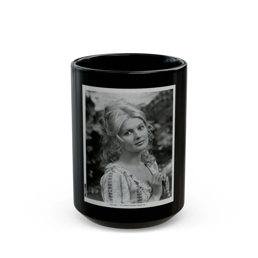 Pamela Tiffin #65 (Vintage Female Icon) Black Coffee Mug-15oz-Go Mug Yourself