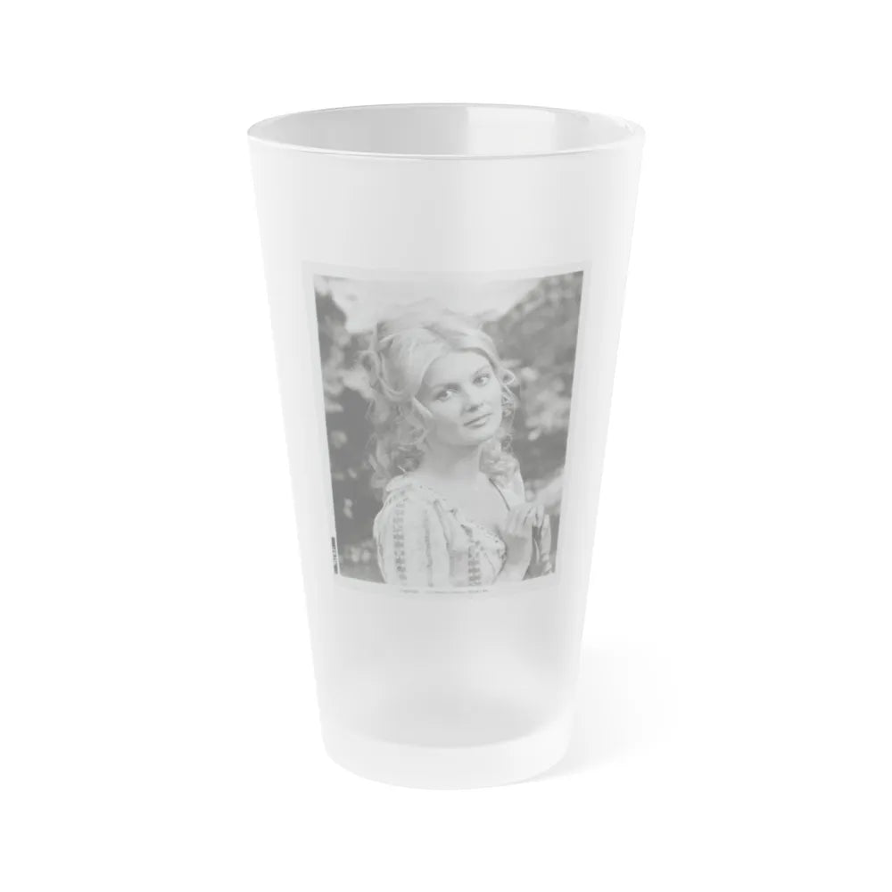 Pamela Tiffin #65 (Vintage Female Icon) Frosted Pint Glass 16oz-16oz-Frosted-Go Mug Yourself