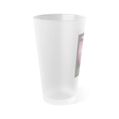 Pamela Tiffin #67 - Mag. Page (Vintage Female Icon) Frosted Pint Glass 16oz-Go Mug Yourself