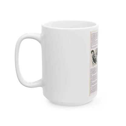 Pamela Tiffin #68 - Mag Page (Vintage Female Icon) White Coffee Mug - Go Mug Yourself