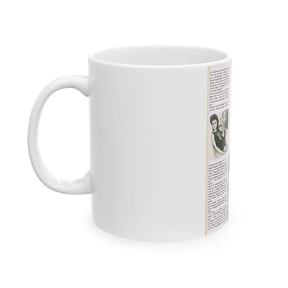 Pamela Tiffin #68 - Mag Page (Vintage Female Icon) White Coffee Mug - Go Mug Yourself