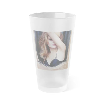 Pamela Tiffin #69 (Vintage Female Icon) Frosted Pint Glass 16oz-16oz-Frosted-Go Mug Yourself