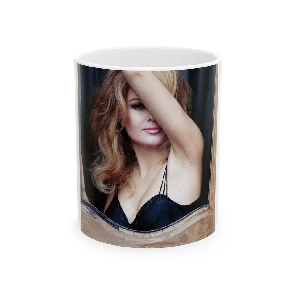 Pamela Tiffin #69 (Vintage Female Icon) White Coffee Mug-11oz-Go Mug Yourself