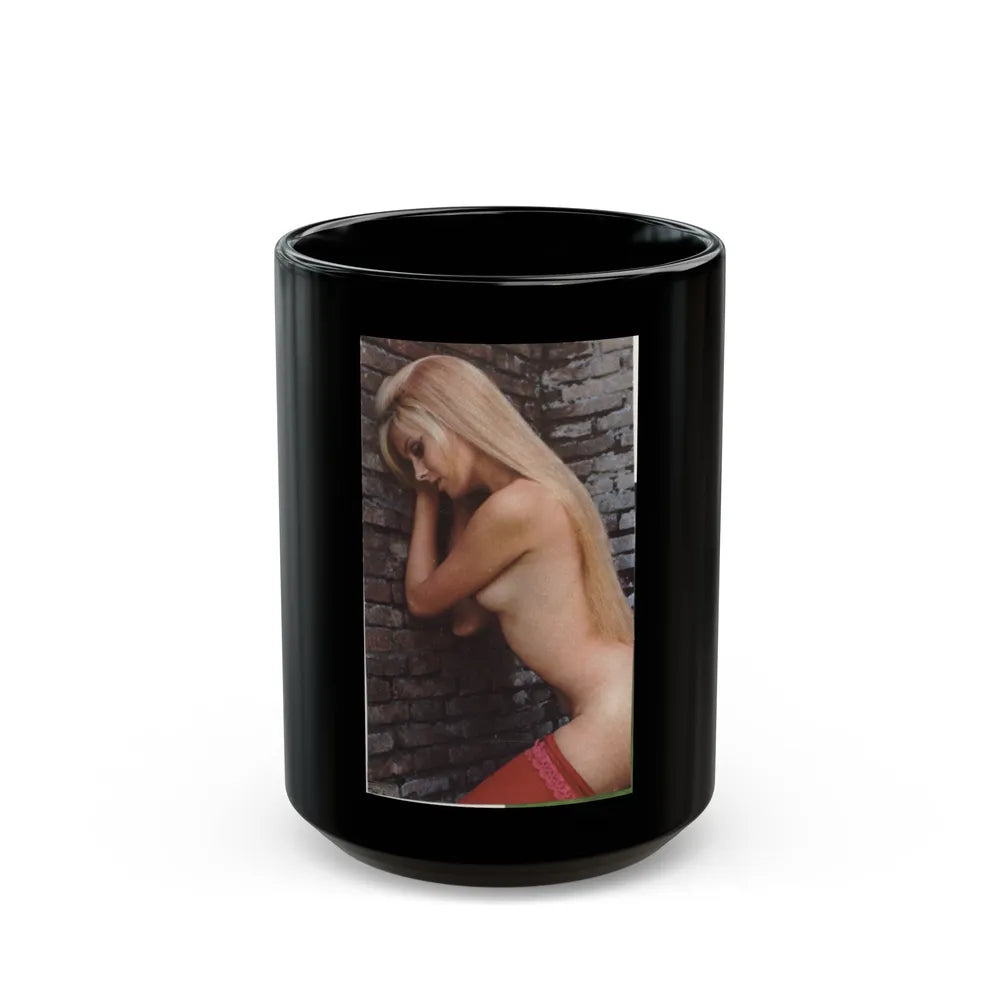 Pamela Tiffin #73 (Vintage Female Icon) Black Coffee Mug-15oz-Go Mug Yourself