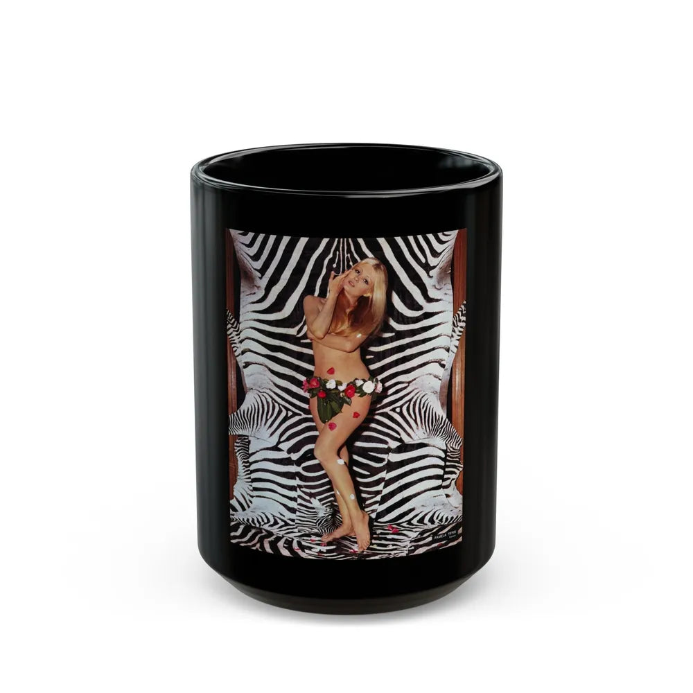 Pamela Tiffin #75 (Vintage Female Icon) Black Coffee Mug-15oz-Go Mug Yourself