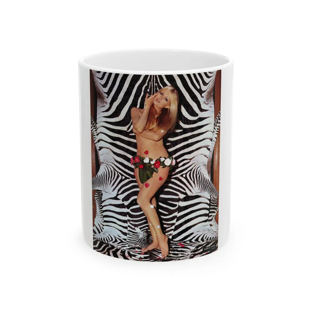 Pamela Tiffin #75 (Vintage Female Icon) White Coffee Mug-11oz-Go Mug Yourself