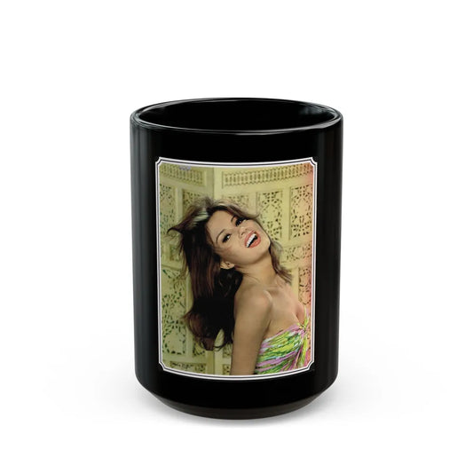 Pamela Tiffin #79 (Vintage Female Icon) Black Coffee Mug-15oz-Go Mug Yourself