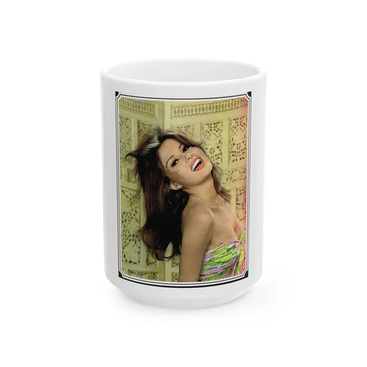 Pamela Tiffin #79 (Vintage Female Icon) White Coffee Mug-15oz-Go Mug Yourself