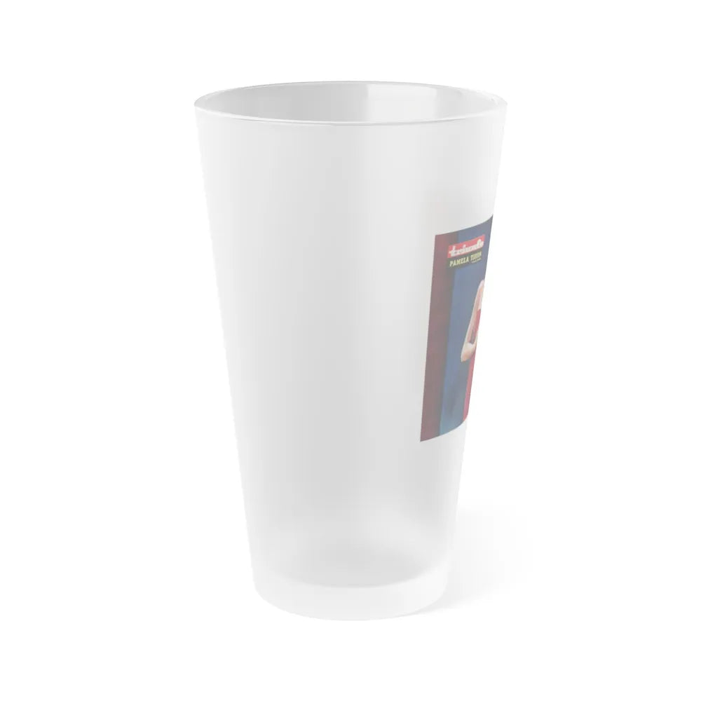 Pamela Tiffin #80 - Mag. Centerfold (Vintage Female Icon) Frosted Pint Glass 16oz-Go Mug Yourself