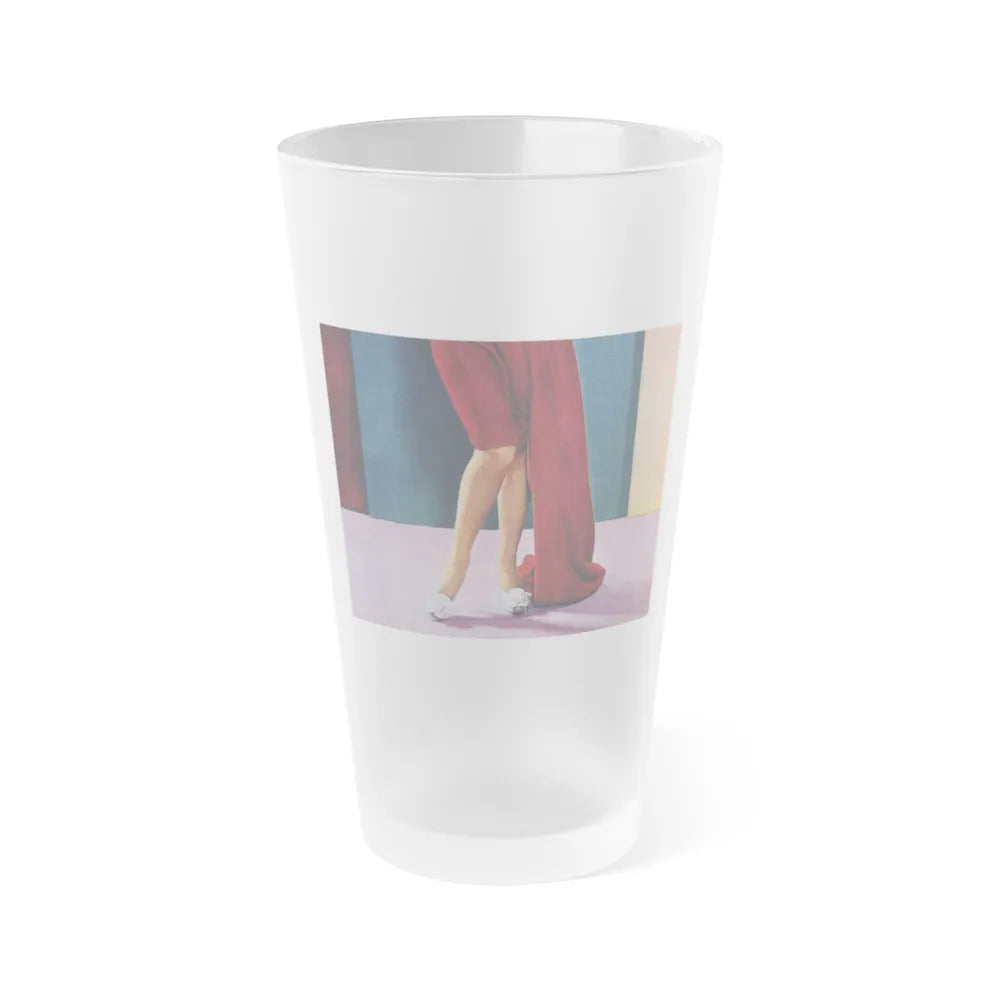 Pamela Tiffin #80 - Mag. Centerfold1 (Vintage Female Icon) Frosted Pint Glass 16oz-16oz-Frosted-Go Mug Yourself