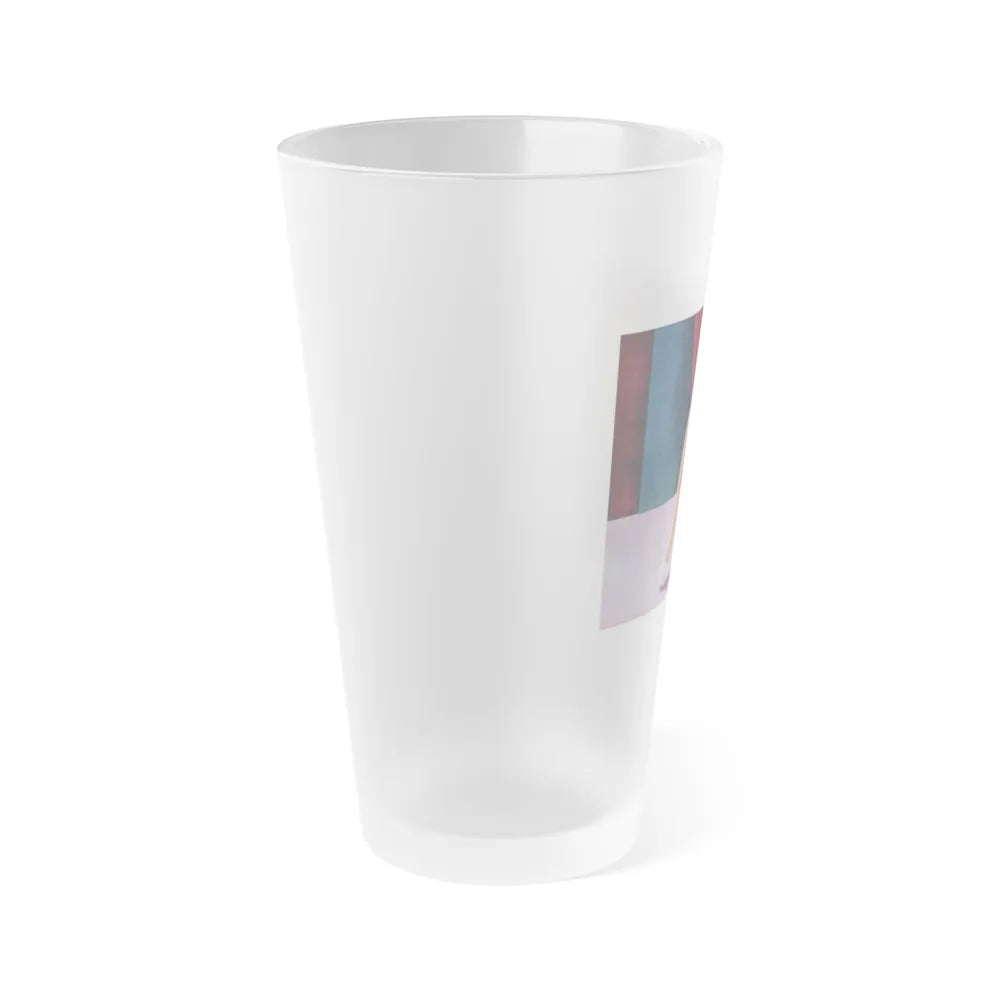 Pamela Tiffin #80 - Mag. Centerfold1 (Vintage Female Icon) Frosted Pint Glass 16oz-Go Mug Yourself