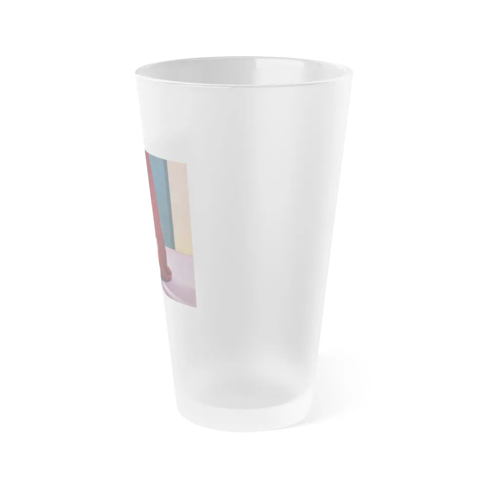 Pamela Tiffin #80 - Mag. Centerfold1 (Vintage Female Icon) Frosted Pint Glass 16oz-Go Mug Yourself