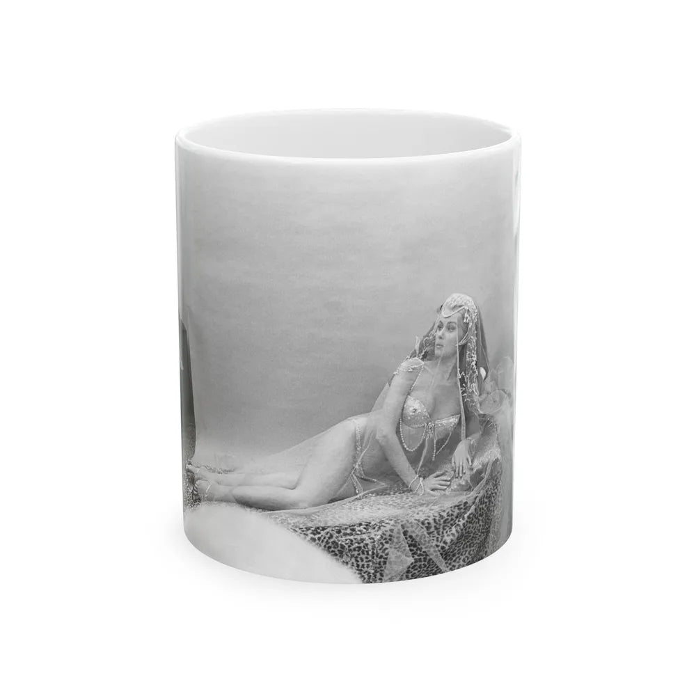 Pamela Tiffin #83 (Vintage Female Icon) White Coffee Mug-11oz-Go Mug Yourself