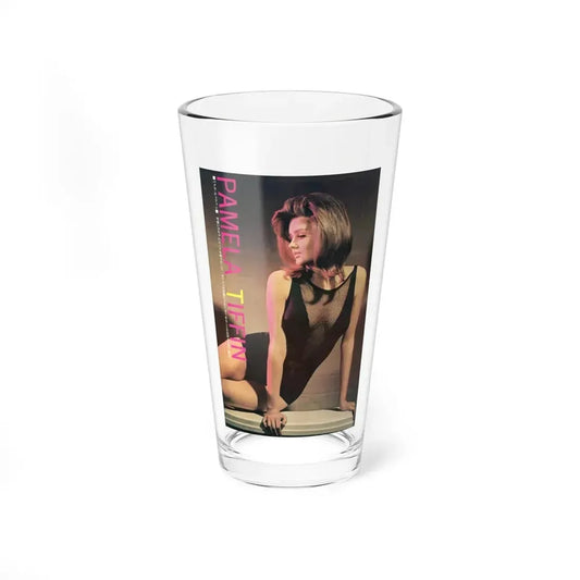 Pamela Tiffin #85 - Color (Vintage Female Icon) Pint Glass 16oz 16oz - Go Mug Yourself