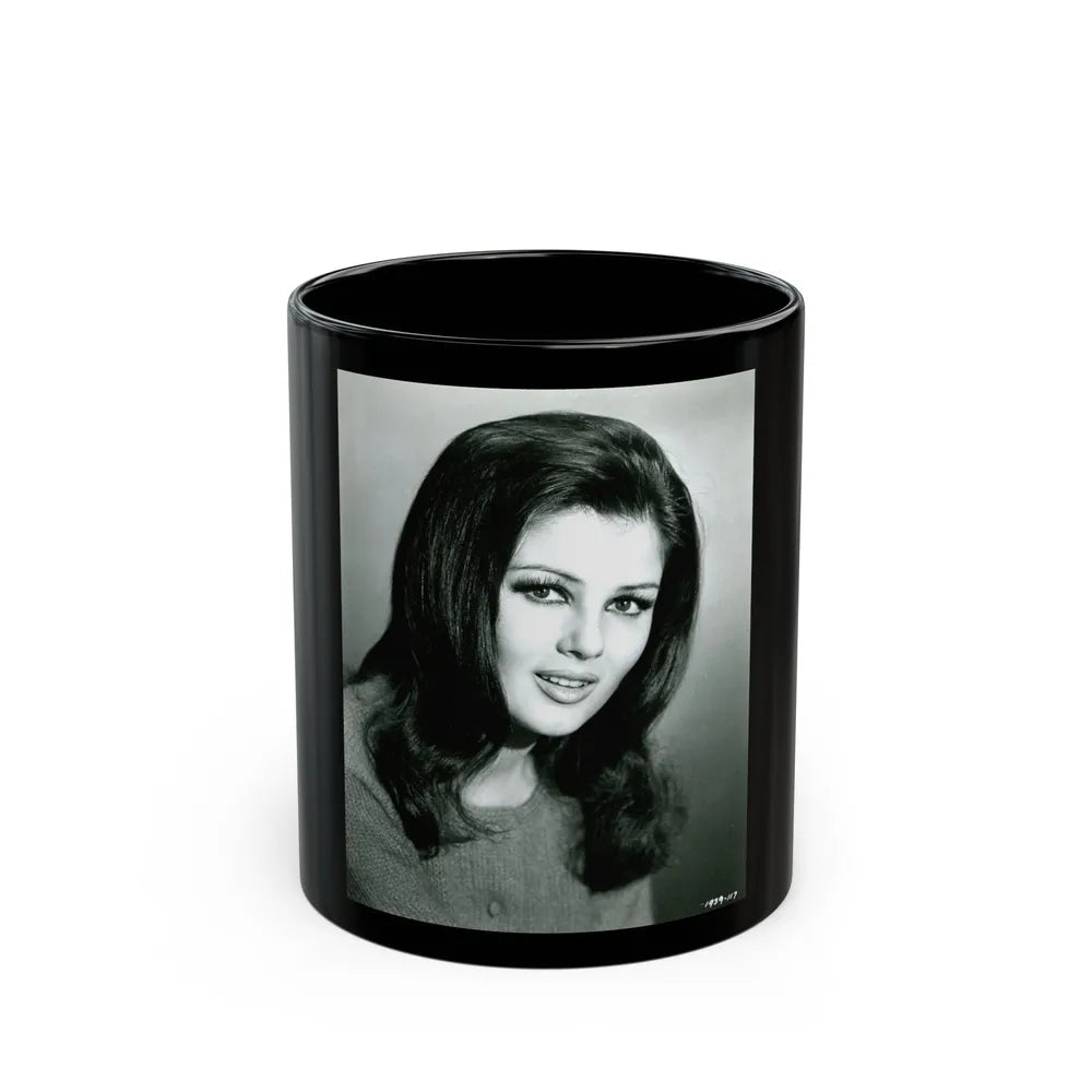 Pamela Tiffin #89 (Vintage Female Icon) Black Coffee Mug-11oz-Go Mug Yourself