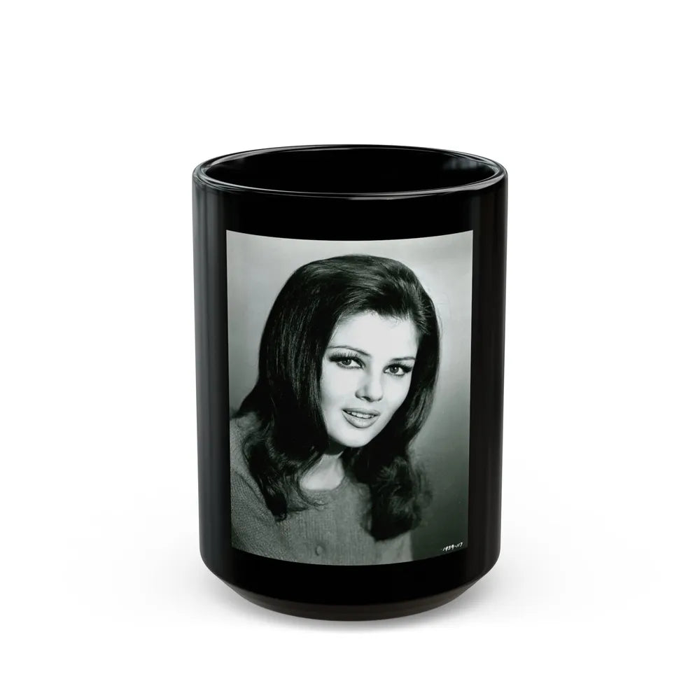 Pamela Tiffin #89 (Vintage Female Icon) Black Coffee Mug-15oz-Go Mug Yourself