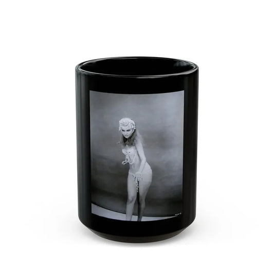 Pamela Tiffin #951 (Vintage Female Icon) Black Coffee Mug 15oz - Go Mug Yourself