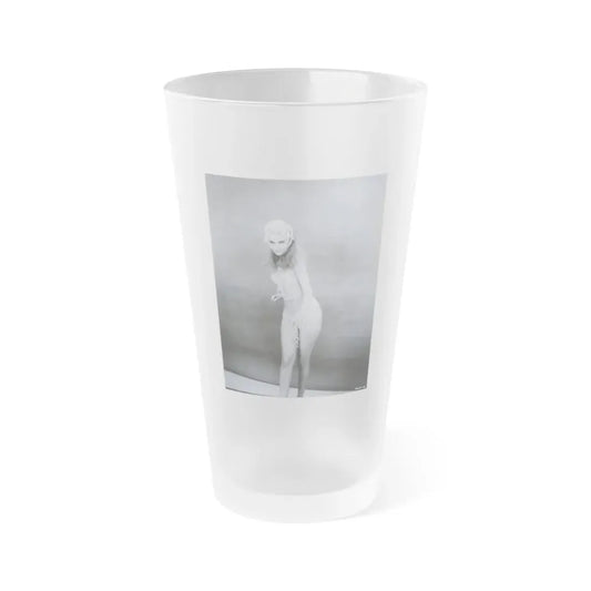 Pamela Tiffin #951 (Vintage Female Icon) Frosted Pint Glass 16oz 16oz Frosted - Go Mug Yourself
