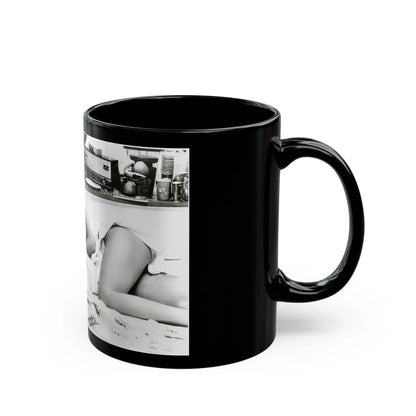 Pamela Tiffin #96 (Vintage Female Icon) Black Coffee Mug-Go Mug Yourself