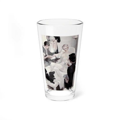 Pampered Treatment (Magazine Illustration) Pint Glass 16oz-16oz-Go Mug Yourself