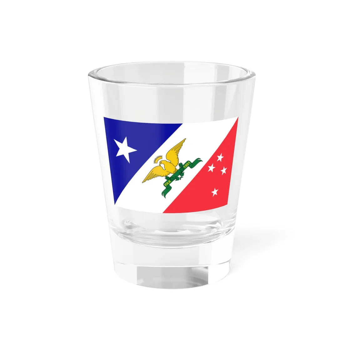 Pan American Exposition Flag (United States) Shot Glass 1.5oz 1.5oz - Go Mug Yourself