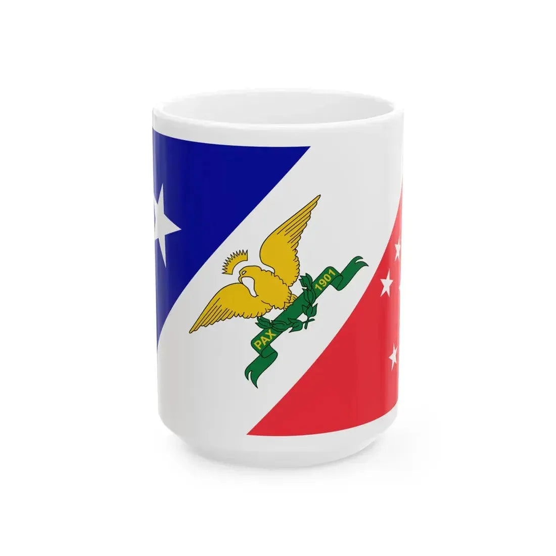 Pan American Exposition Flag (United States) White Coffee Mug 15oz - Go Mug Yourself