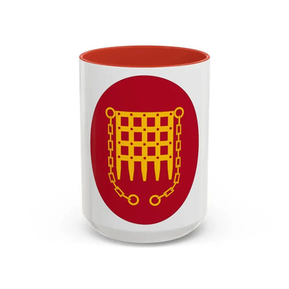 Panama Canal Division (U.S. Army) Accent Coffee Mug 15oz Red - Go Mug Yourself