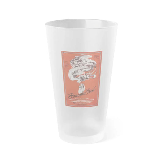 PANAMA RED 1976 Movie Poster - Frosted Pint Glass 16oz 16oz Frosted - Go Mug Yourself