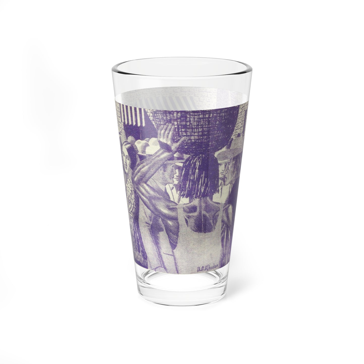 Panamanian Night, The Australian Journal, July 1, 1937 (Magazine Illustration) Pint Glass 16oz-Go Mug Yourself