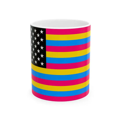 PanAmerica (United States) White Coffee Mug 11oz - Go Mug Yourself